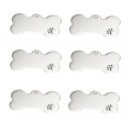 New Arrival Stainless Steel Army Brand Bone Pet Dog Tag Hollow Collar Anti-Lost Nameplate